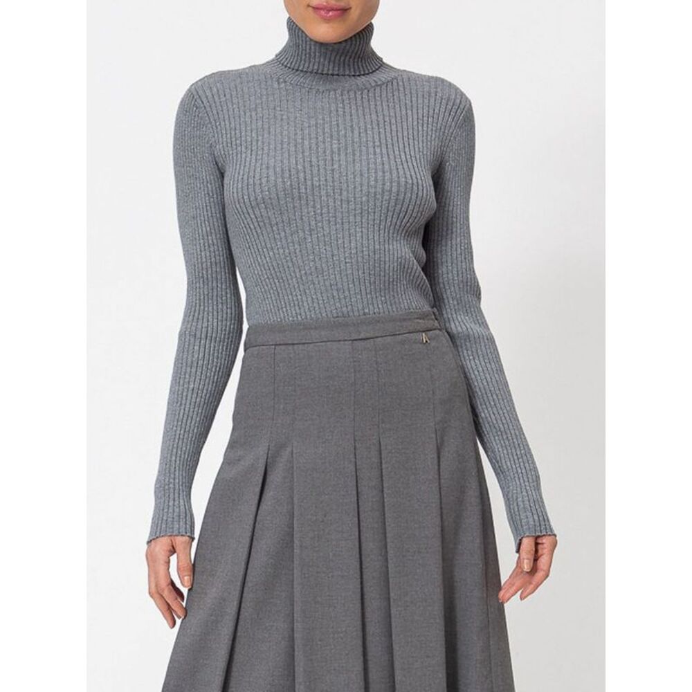 Actitude Twinset Women Actitude Twinset Slim Fit Viscose Blend Turtleneck Jumper